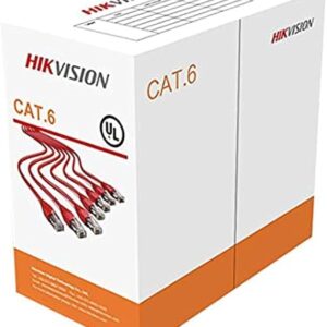 كيبل شبكة CAT6 305 متر برتقالي HIKVISION - DS-1LN6-UU(O-STD)
