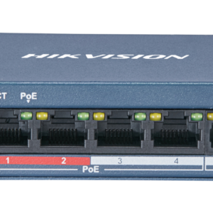 سويتش 4 منافذ شبكي PoE HIKVISION - DS-3E0105P-E/M(B)(O-STD)