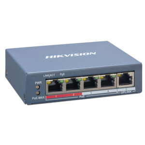 سويتش 4 منافذ شبكي PoE HIKVISION - DS-3E1105P-EI/M