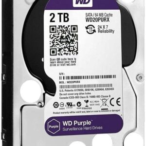هاردديسك 2 تيرا للمراقبة WD Purple Western Digital - WD-2TB Purple