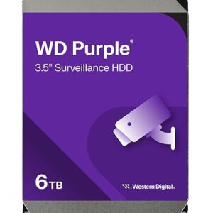 هاردديسك 6 تيرا للمراقبة WD Purple Western Digital - WD-6TB Purple