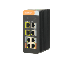 سويتش شبكي 7 منفذ جيجابت PoE Dahua - DH-PFS4207-4GT-DP