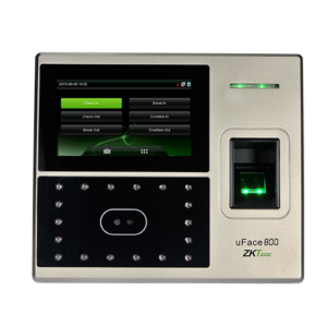 جهاز حضور وانصراف ببصمة الوجه والإصبع ZKTECO - UFACE800-ID